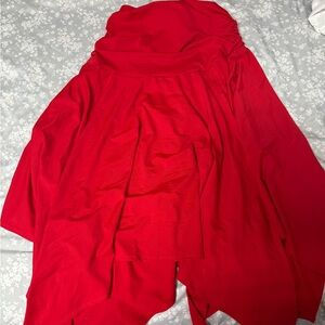 SHEIN Bold Red Dress & Crop top